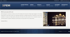 Desktop Screenshot of femconstructions.com