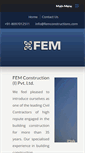 Mobile Screenshot of femconstructions.com