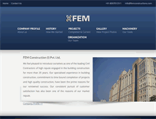 Tablet Screenshot of femconstructions.com